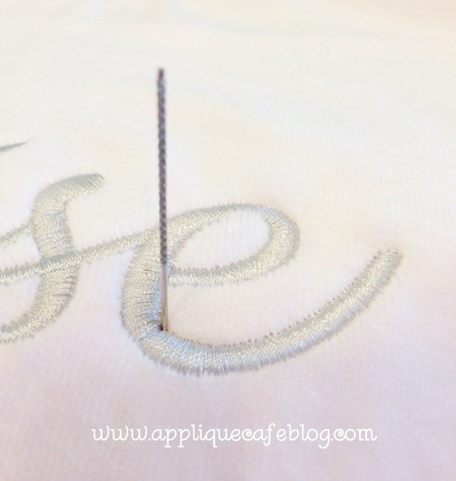 Has anyone used the snag-nab-it needle tool to fix embroidery on